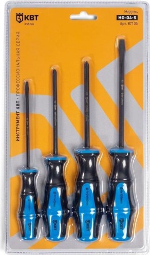 Набор отверток КВТ Мастер НО-04-S из стали s2 87105 - изображение 4