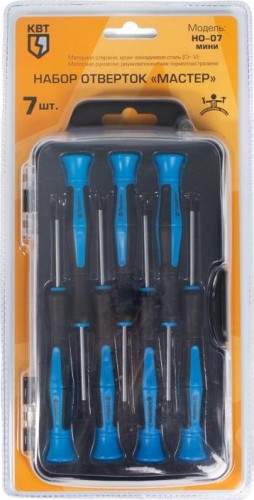 Набор отверток КВТ НО-07 мини "мастер" 78623 - изображение 5