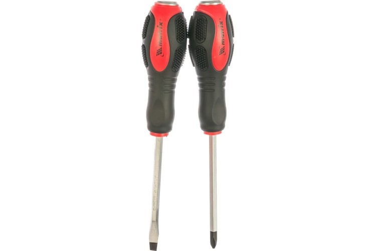 Набор отверток MATRIX PH2x100, SL6x100 CrV ударных 2шт. 19121