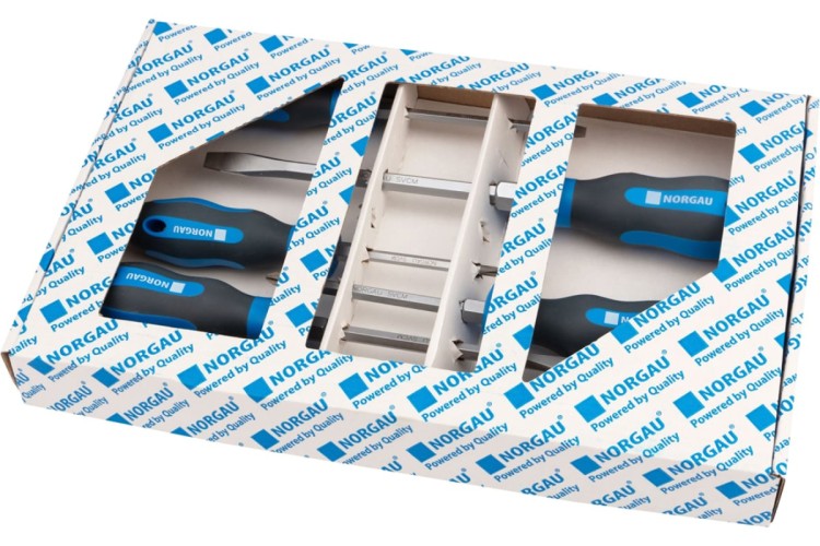 Набор отверток Norgau NBS151-163 усиленных 5 предметов 062214006 - изображение 3