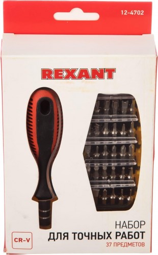 Набор отверток REXANT 12-4702 для точечных работ 37 предметов - изображение 3