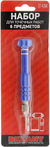 Набор отверток REXANT 12-4764 для точечных работ 6 предметов - изображение 2