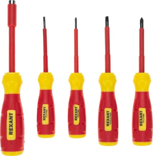 Набор отверток REXANT 12-4771-3 76 предметов, диэлектрические - изображение 2