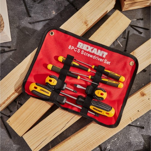 Набор отверток REXANT 12-4774 8 предметов - изображение 3
