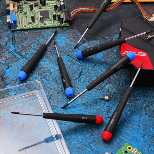 Набор отверток REXANT 12-6041 часовых torx 7 предметов - изображение 4