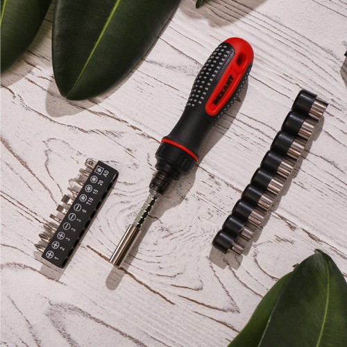 Набор отверток REXANT 12-6075 головок и бит с реверсивной 21 предмет - изображение 2