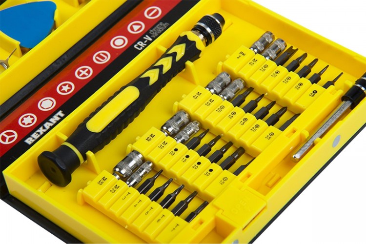 Набор отверток REXANT Профи для точечных работ 38 предметов 12-4761 - изображение 2