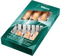 Набор отверток с деревянной ручкой WERA 930/955/6 SATZ 6TLG. WE-137810 WE-137810