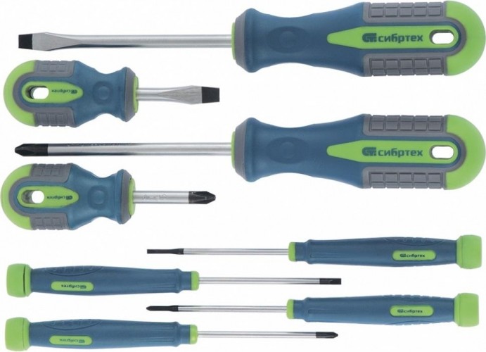Набор отверток СИБРТЕХ 13375 8 предметов
