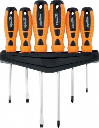 Набор отверток Sparta "point" , crv, двухкомпонентные рукоятки, 6 шт.// 11782
