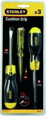 Набор отверток STANLEY CUSHION GRIP 0-65-012 3 предмета 0-65-012 - изображение 2