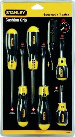 Набор отверток STANLEY CUSHION GRIP 0-65-009 7 предметов 0-65-009 - изображение 2