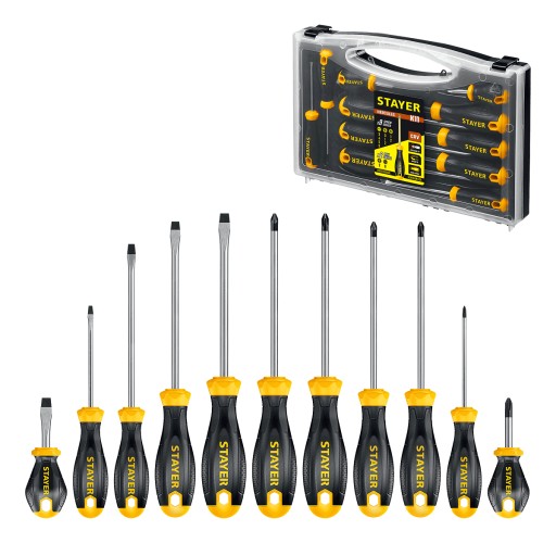 Набор отверток STAYER Hercules-K11 11 шт. 25055-H11