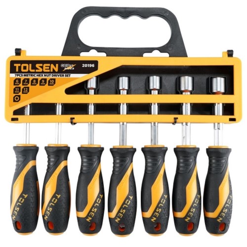 Набор отверток TOLSEN TT20196 торцевых "GRIPro", 7 пр.