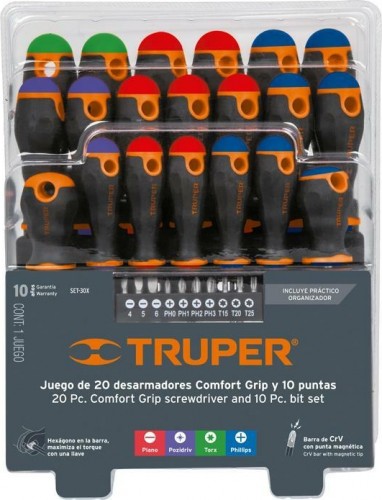 Набор отверток TRUPER SET-30X 30 предметов 14195