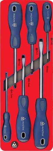 Набор отверток в лотке МАСТАК 5-4006 6 предметов