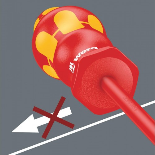 Набор отверток WERA 05006470001 165 is pz/s vde диэлектрических с зауженным стержн WE-006470 - изображение 3