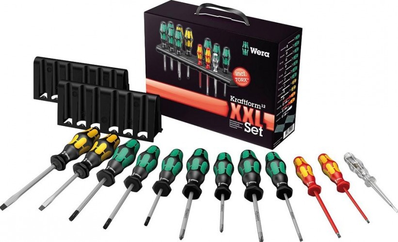 Набор отверток WERA Kraftform Plus "Kraftform12 XXL Set TORX® + 2 Rack WE-051011 WE-051011