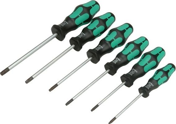 Набор отверток WERA Kraftform Plus Серия 300   367/6 SATZ 6TLG.   WE-028062 WE-028062