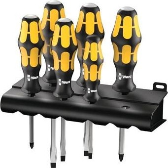 Набор отверток WERA Kraftform Plus Серия 900   932/6 SATZ 6TLG.   WE-018282 WE-018282