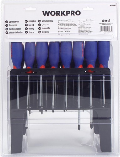 Набор отверток WORKPRO WP200507 с битами 100шт с подставкой - изображение 4