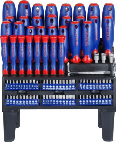 Набор отверток WORKPRO WP200507 с битами 100шт с подставкой