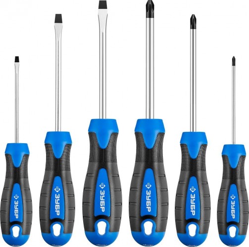 Набор отверток ЗУБР Профессионал-6 шт. 6 шт 25239