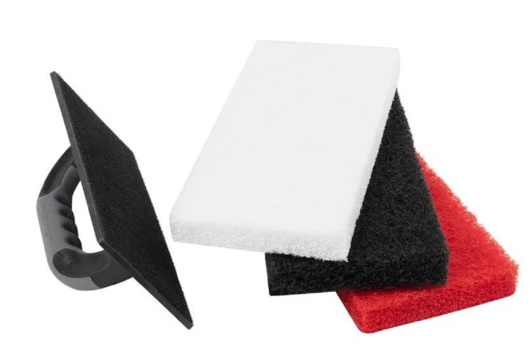 Набор падов DLT 0969 для очистки плитки (ручка+3 пада), 250 - изображение 2