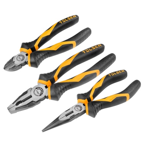 Набор пассатижей, бокорезы TOLSEN TT10410 "GRIPro", 3 пр.