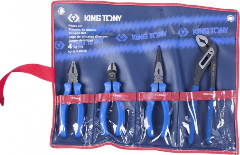 Набор пассатижей KING TONY 42104GP01 4 предмета