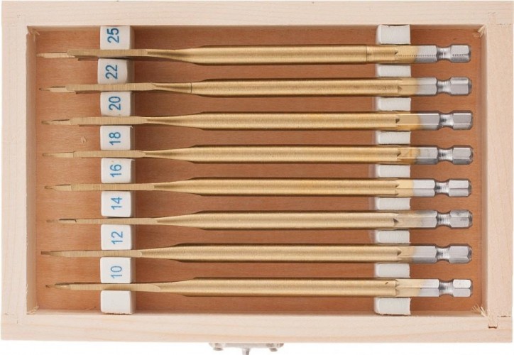 Набор перовых сверл по дереву MATRIX 10-25 х 150 мм 8 шт. 70441 - изображение 2