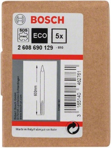 Набор пик 600 мм  BOSCH SDS-max (5шт.) 2608690129 - изображение 2
