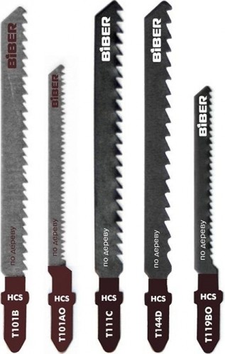 Набор пилок Biber 85 288 по дереву 5шт. тов-120527