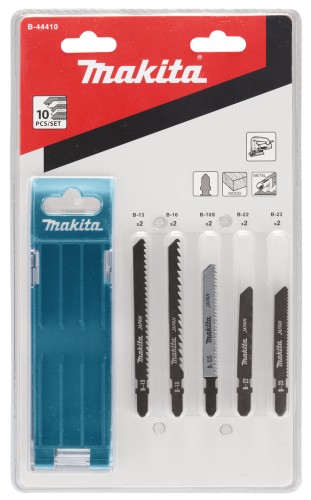 Набор пилок для электролобзиков MAKITA B-44410 10 шт. (Дерево Basicx2,Fastх2, Finishx2, Металл )