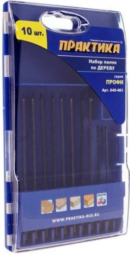 Набор пилок универсальный ПРАКТИКА BOX-10 шт. 640-490 640-490
