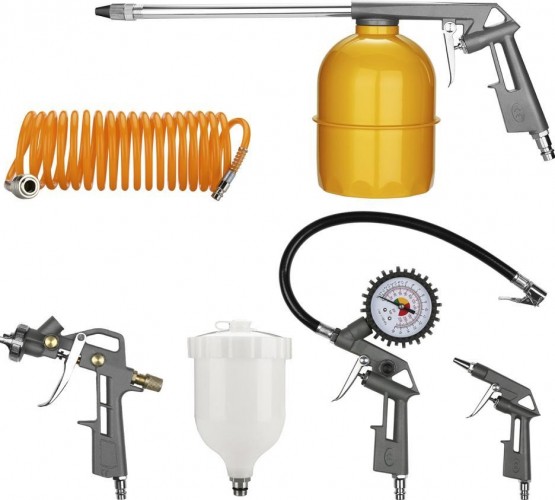 Набор пневмоинструмента DEKO DKSG05 5 предметов 018-0909