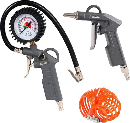 Набор пневмоинструмента PATRIOT KIT 3 C 3 предмета+3 сопла 830901065