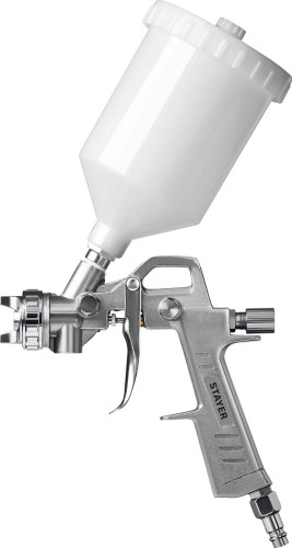Набор пневмоинструмента STAYER MASTER 5 предметов, краскораспылитель с верхним бачком 06488-H5 - изображение 2