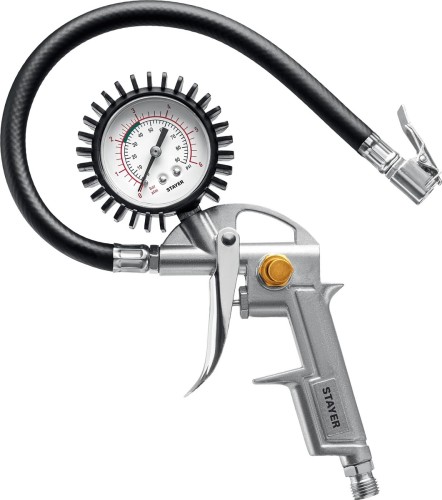 Набор пневмоинструмента STAYER MASTER 5 предметов, краскораспылитель с верхним бачком 06488-H5 - изображение 3