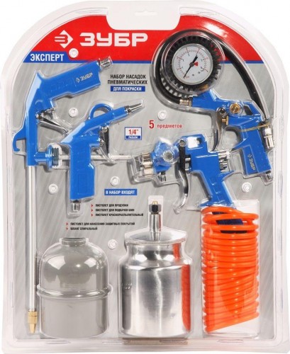 Набор пневмоинструмента ЗУБР MS-5G универсальный, 5 предм. 06459-H5_z01