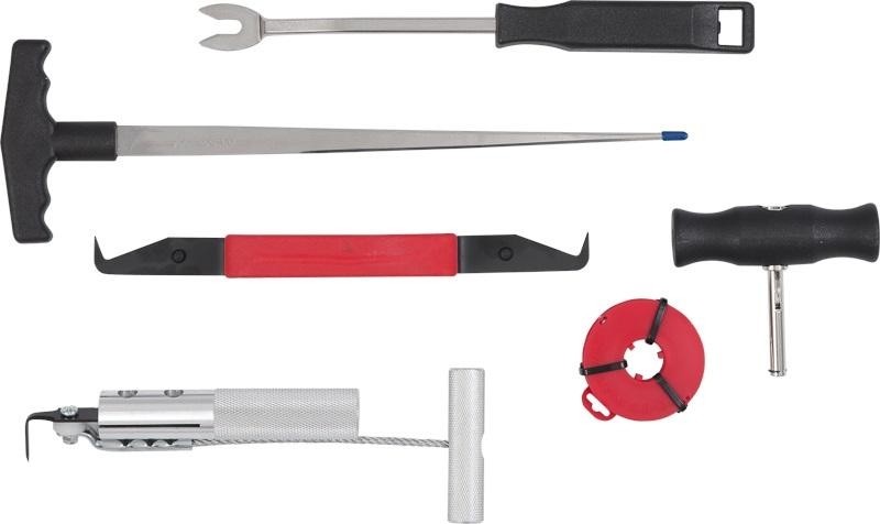 Набор приспособлений для демонтажа ветровых стекол МАСТАК 107-03006 6 предметов