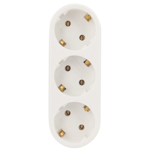 Набор разветвителей REXANT 11-1079-2 электрических линейных 16A с/з, вертикальные