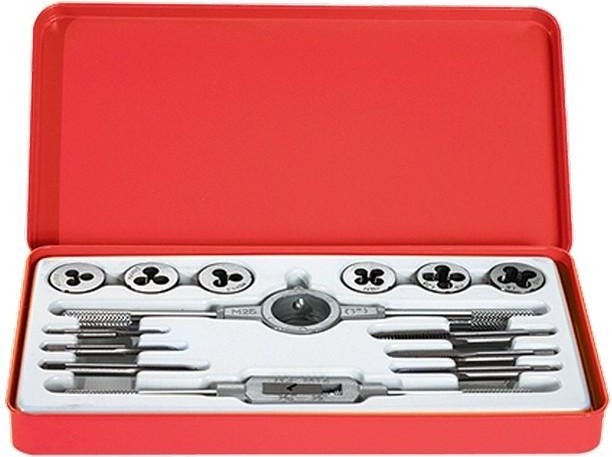 Набор резьбонарезных инструментов MATRIX метчиков и плашек м3-м10 77345