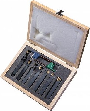 Набор резцов JET 50000955 7 шт, 10х10 мм, с мех.креплением пластин