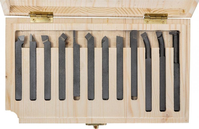 Набор резцов JET NTR88RU 12 шт, 8х8, с напайными пластинами, Т5К10