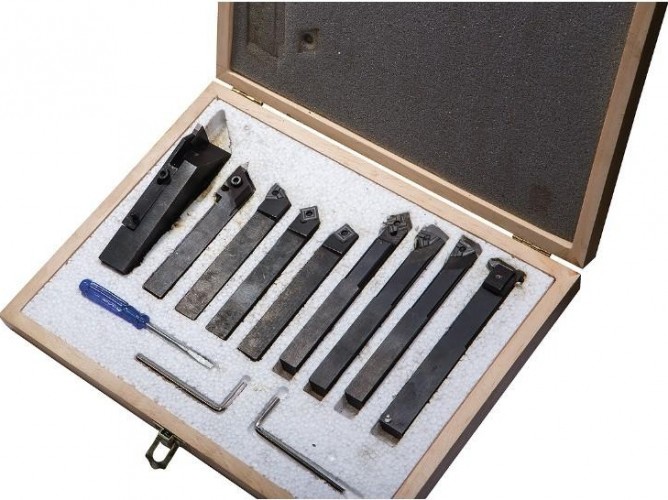 Набор резцов JET резцов с малым сечением 10 шт. 12 х 12 мм Т15К6