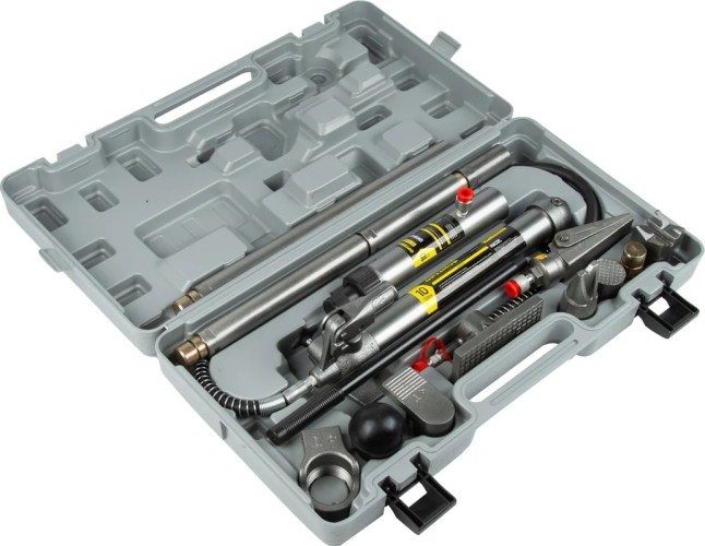 Набор рихтовочного оборудования OPTIMUS OPT-830210 гидравлический с усилием 10 т, пластиковый кейс в0000128751 - изображение 5