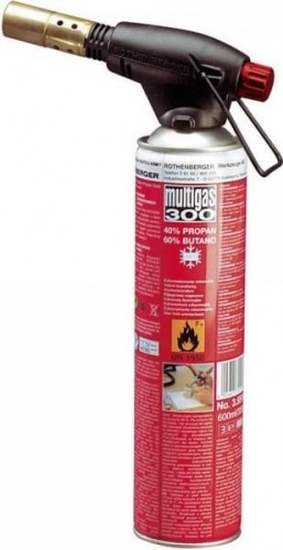 Набор ROTHENBERGER РОФАЕР ПЬЕЗО 35429 горелка 1950 с баллончиком Мультигаз 35429