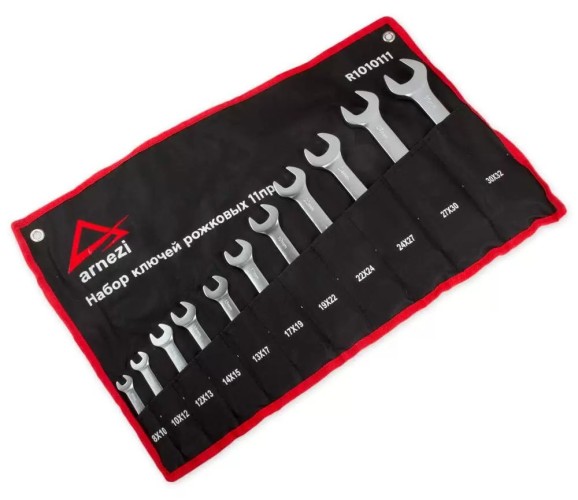 Набор рожковых ключей ARNEZI R1010111 в чехле, 11 пр
