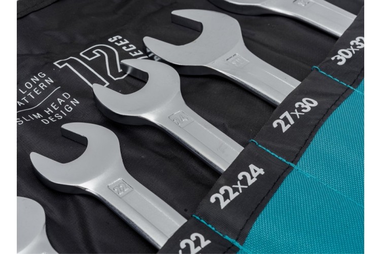 Набор рожковых ключей KRAFTOOL 27033-H12_z01 6-32 мм, 12 шт, - изображение 2